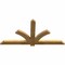 Ekena Millwork Redmond Rough Sawn Timber Gable Bracket, Western Red Cedar, 60"W x 30"H x 2"D x 4"F, 12/12 Pitch GBW060X30X0204RED00RWR - alternate 2